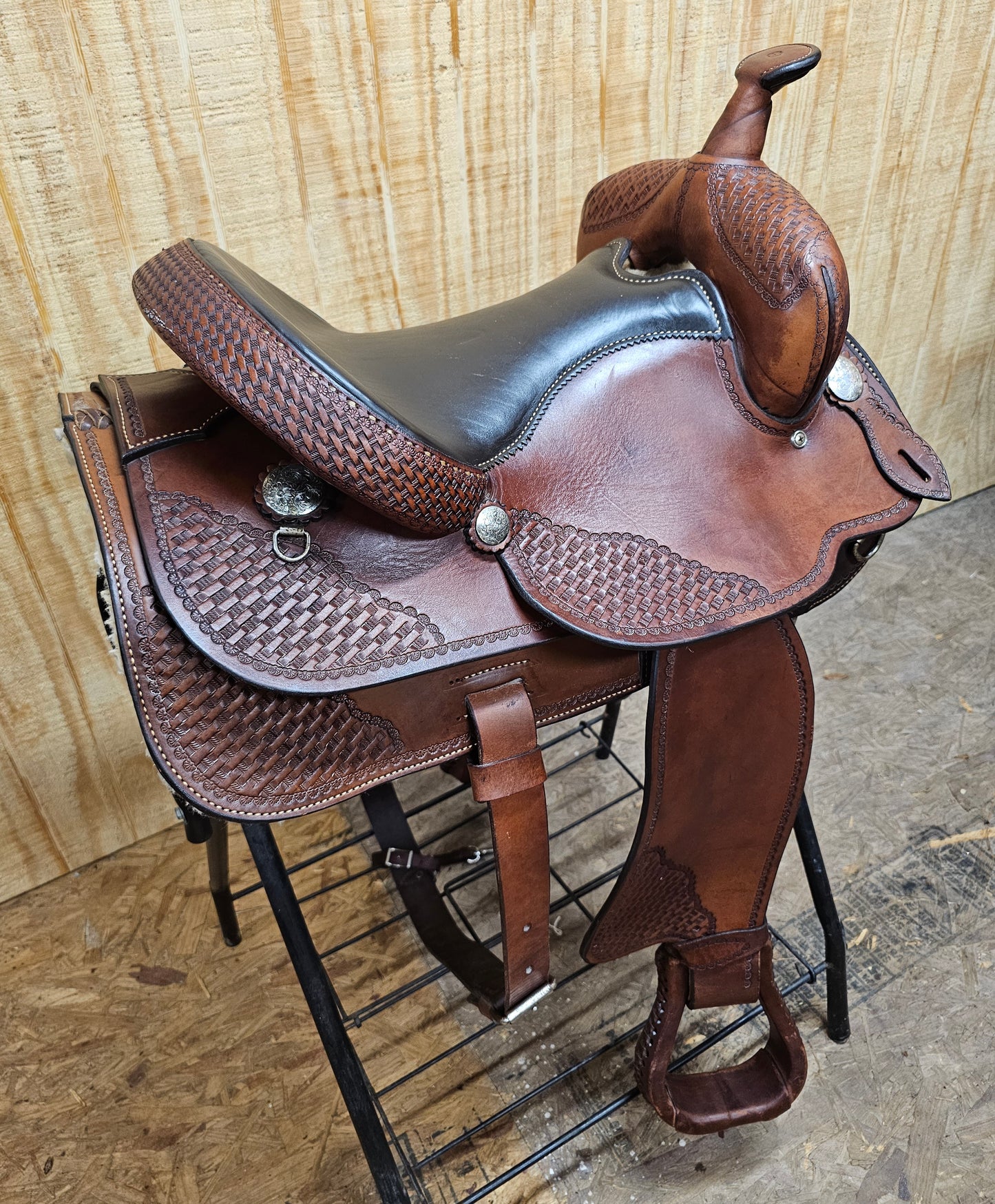 14.5" Western Trail Saddle Set used