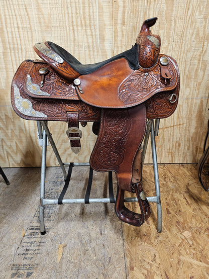 16" Silver Royal Show Saddle