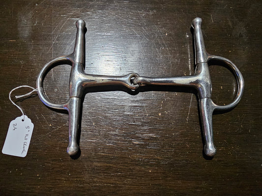 5" Full cheek snaffle bit