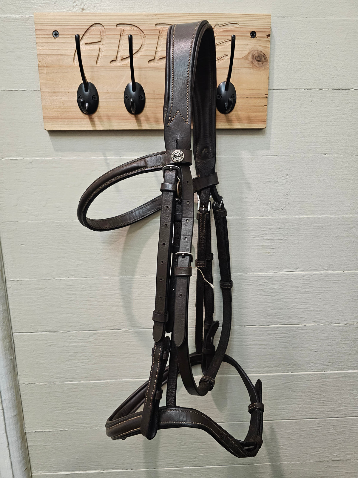 HDR fancy stitched raised hunter headstall