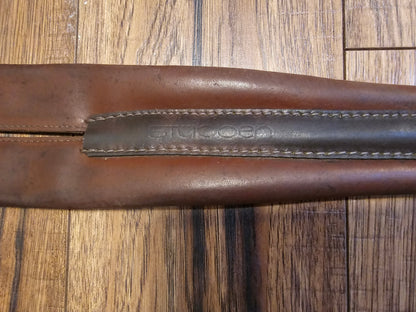 48" Stübben contoured hunter leather girth used