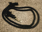 Black cotton lead rope like new