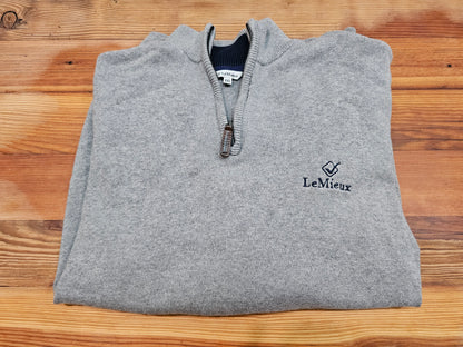 Men's LeMieux Quarter Zip Sweater XXL