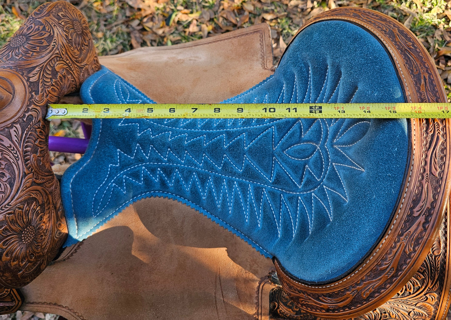 15" Circle Y "Maisie" Freedom Fit Barrel Saddle EXTRA PADDING!