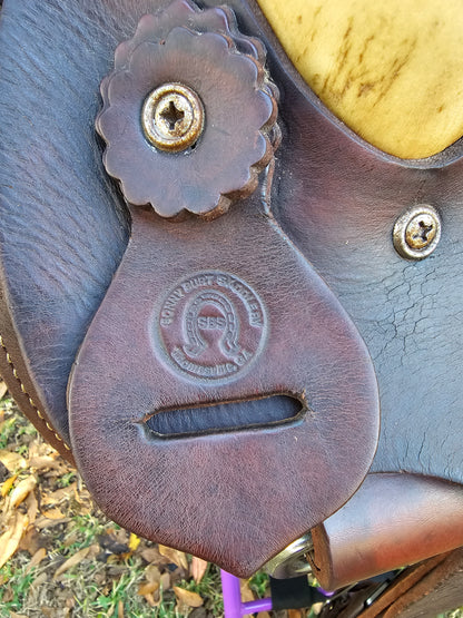 18" Sonny Burt Western Roping Saddle FQHB
