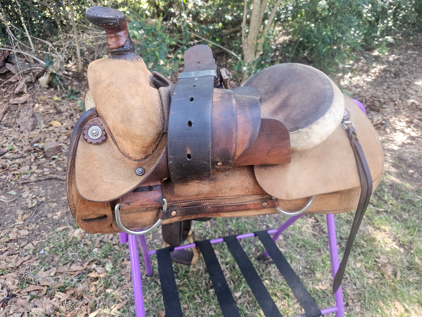 15" Western Ranch Roping Saddle