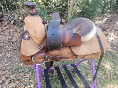 15" Western Ranch Roping Saddle