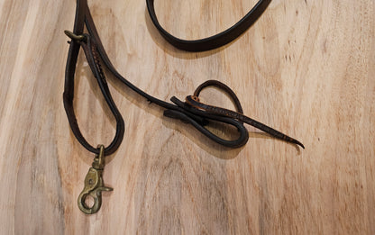 7.5' leather loop reins used