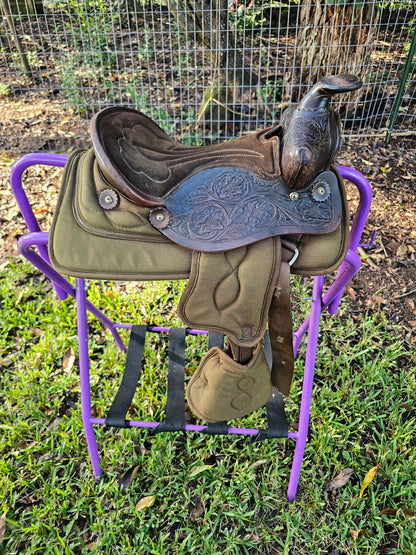 12" Bighorn 226 Western Pony saddle used