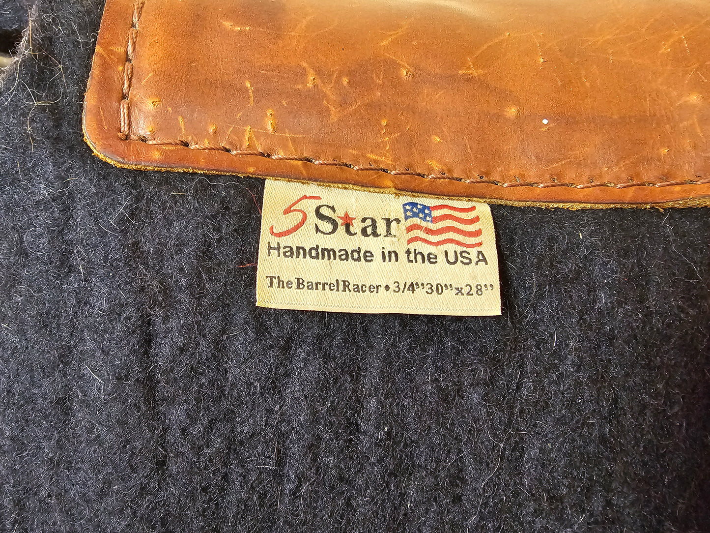 5 Star Barrel Racer Pad barely used!
