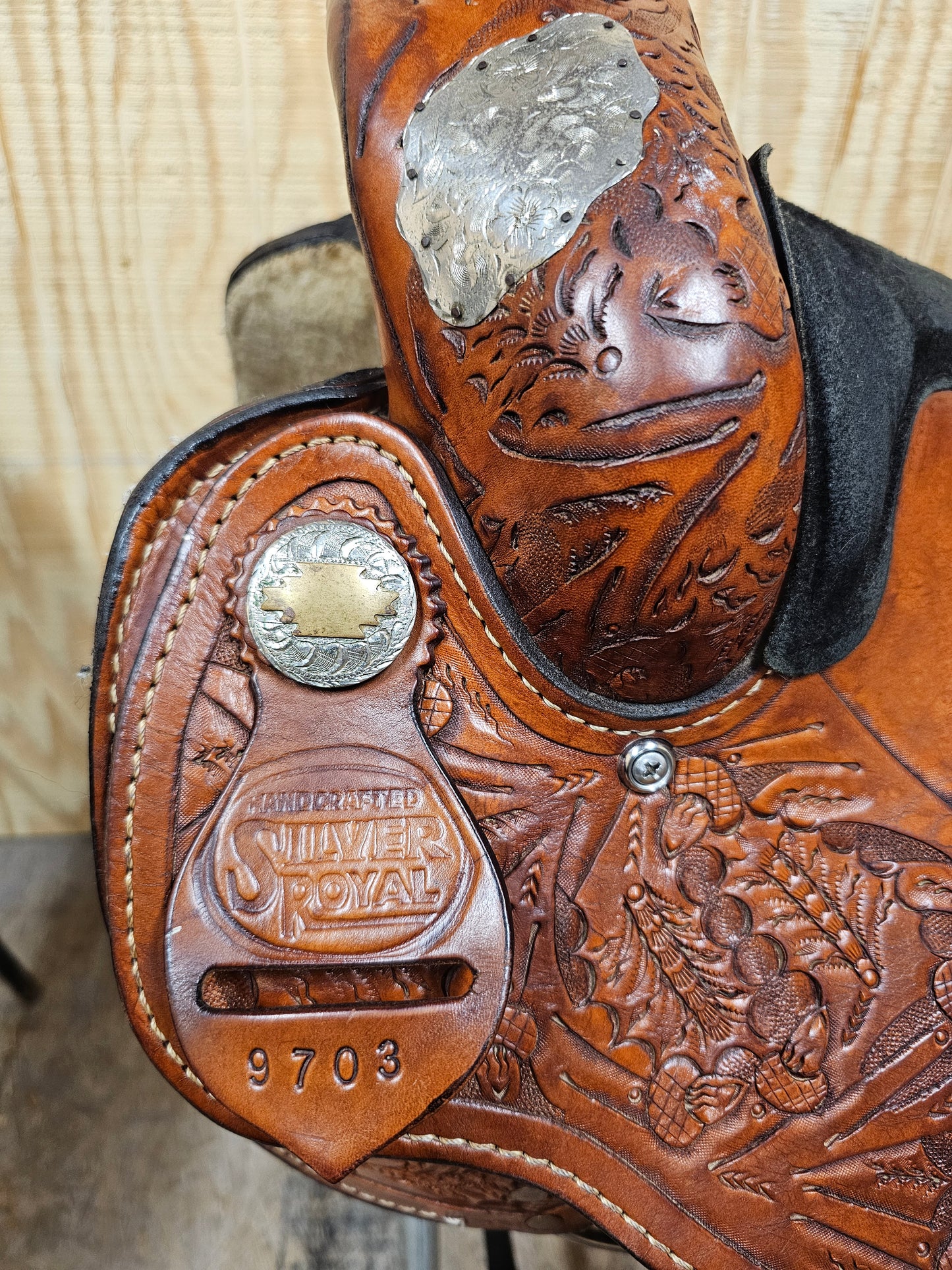 16" Silver Royal Show Saddle