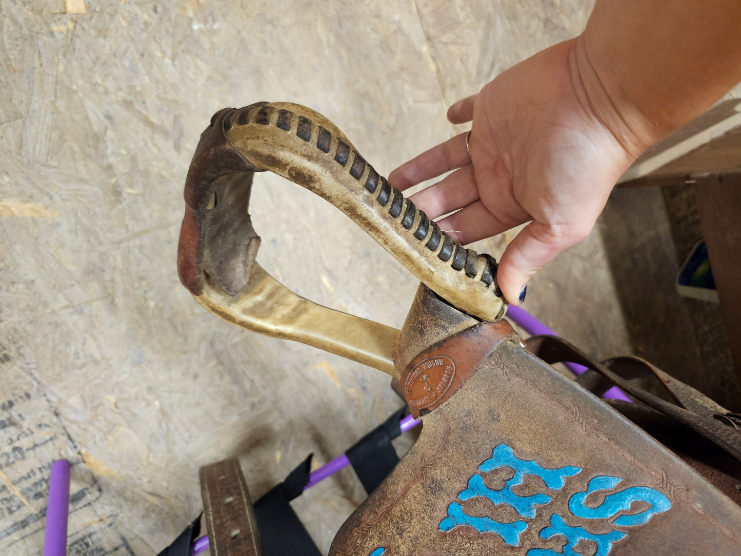 15" Running P Roping Trophy Saddle