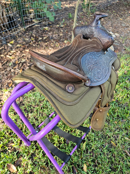 12" Bighorn 226 Western Pony saddle used