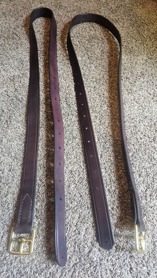 63" Pair of Stirrup Leathers