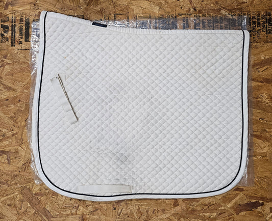 Used Dover Full Dressage Pad white
