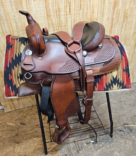 14.5" Western Trail Saddle Set used
