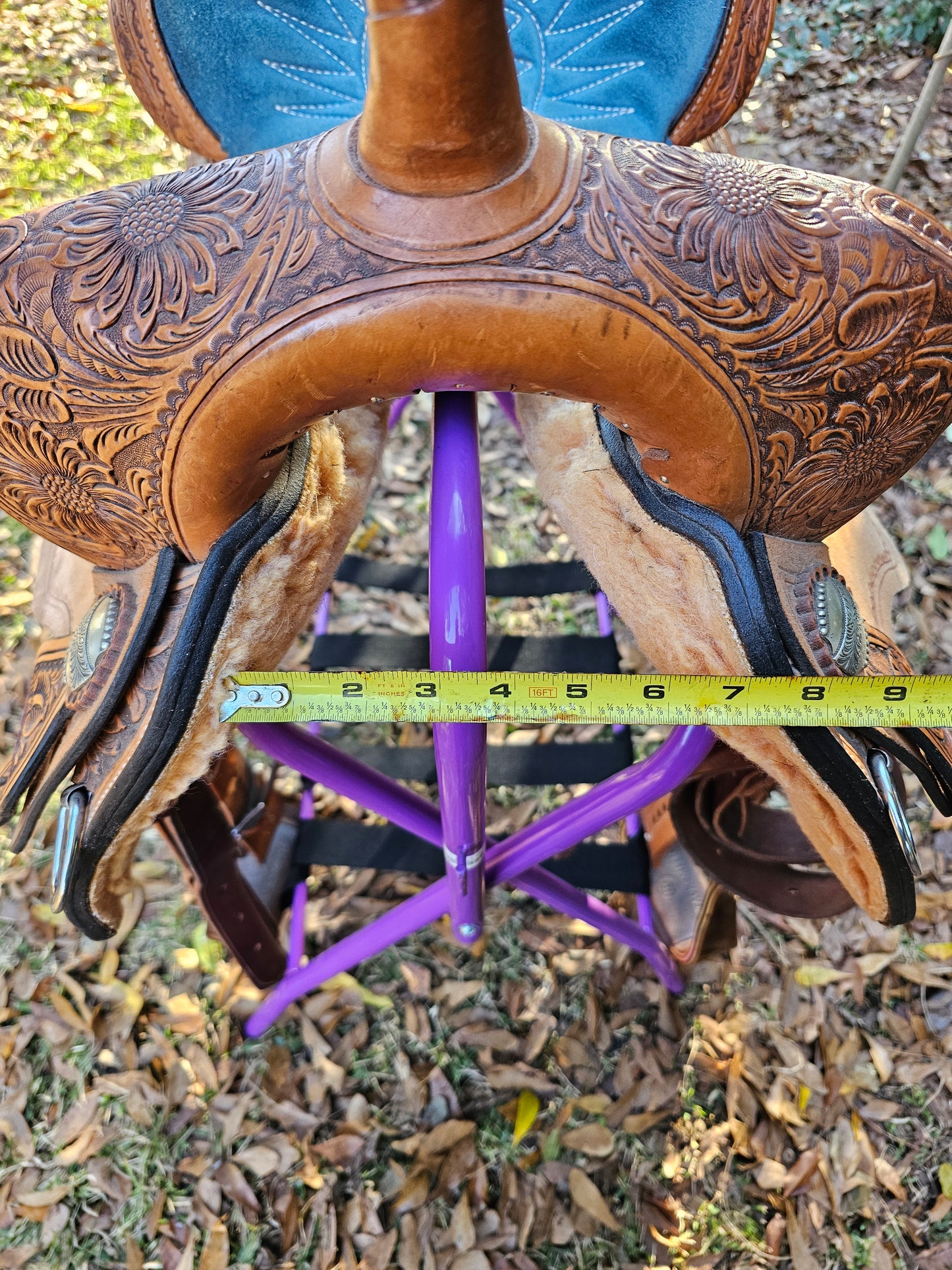 15" Circle Y "Maisie" Freedom Fit Barrel Saddle EXTRA PADDING!