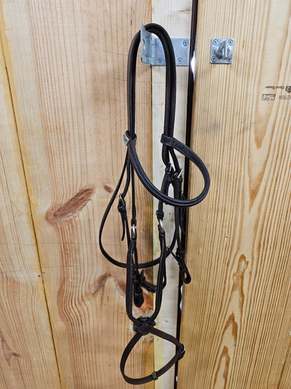 Stübben Figure 8 dark brown hunter jump bridle used