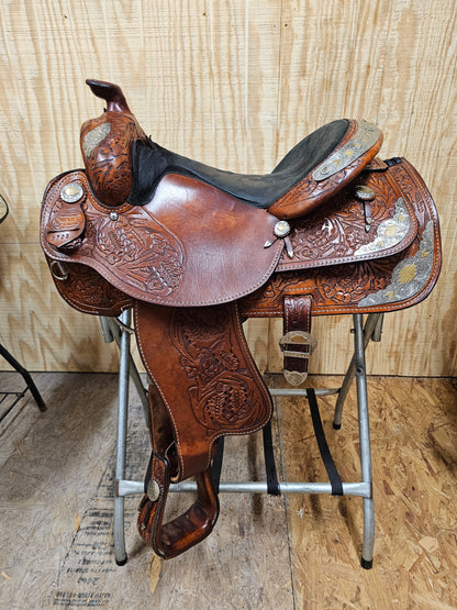 16" Silver Royal Show Saddle