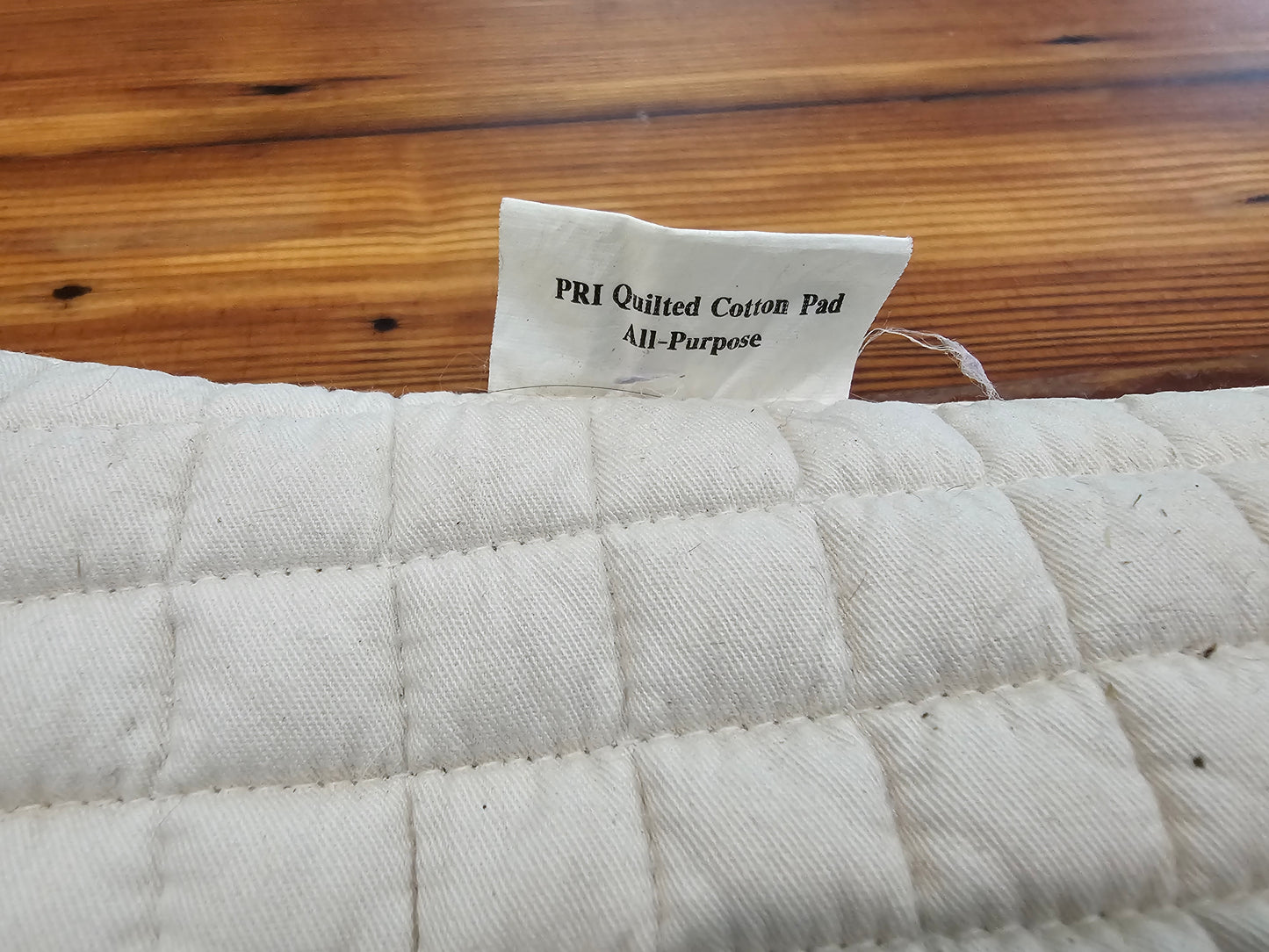 PRI Quilted Cotton Pad used