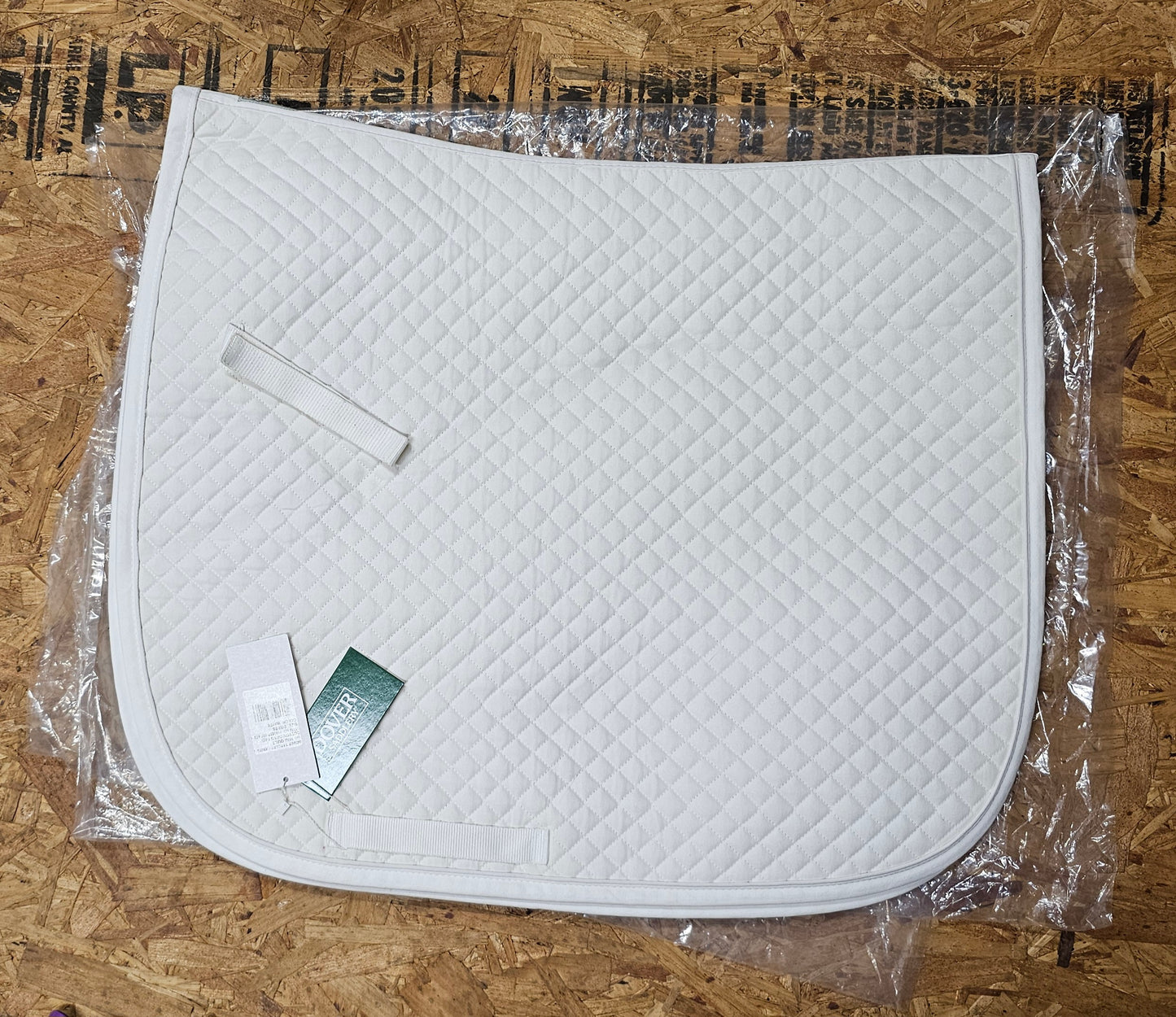 NEW with tags Dover Dressage Saddle Pad with silver piping