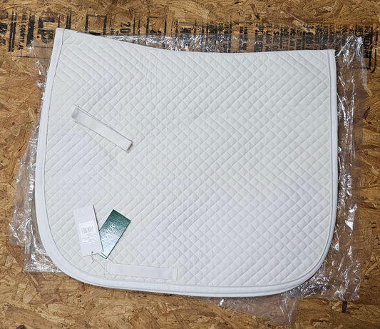 NEW with tags Dover Dressage Saddle Pad with silver piping