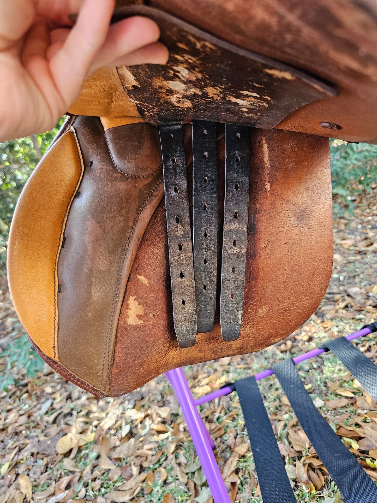 17" BT Crump All Purpose Saddle used