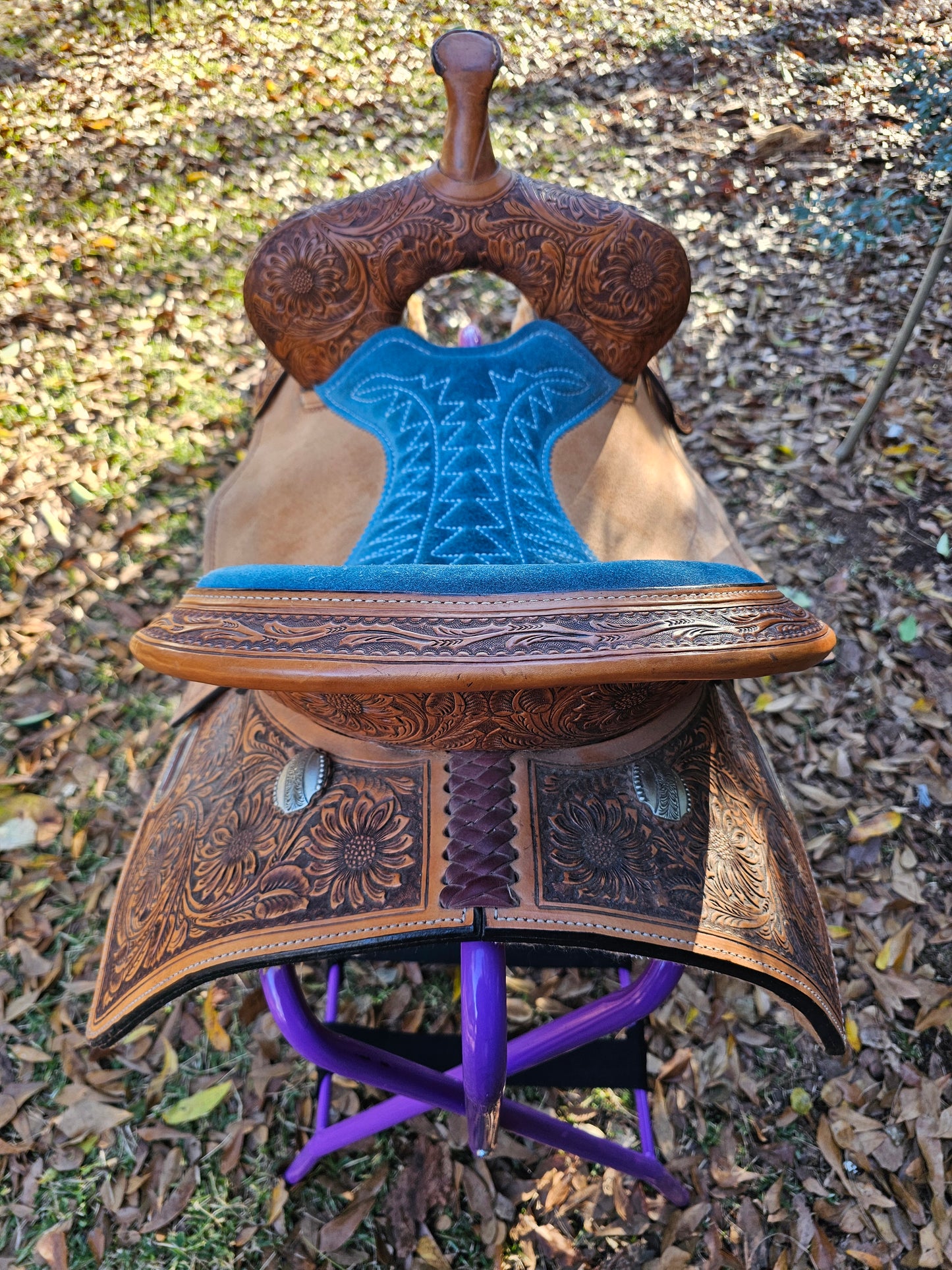 15" Circle Y "Maisie" Freedom Fit Barrel Saddle EXTRA PADDING!