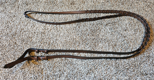 110" Laced reins lighter brown