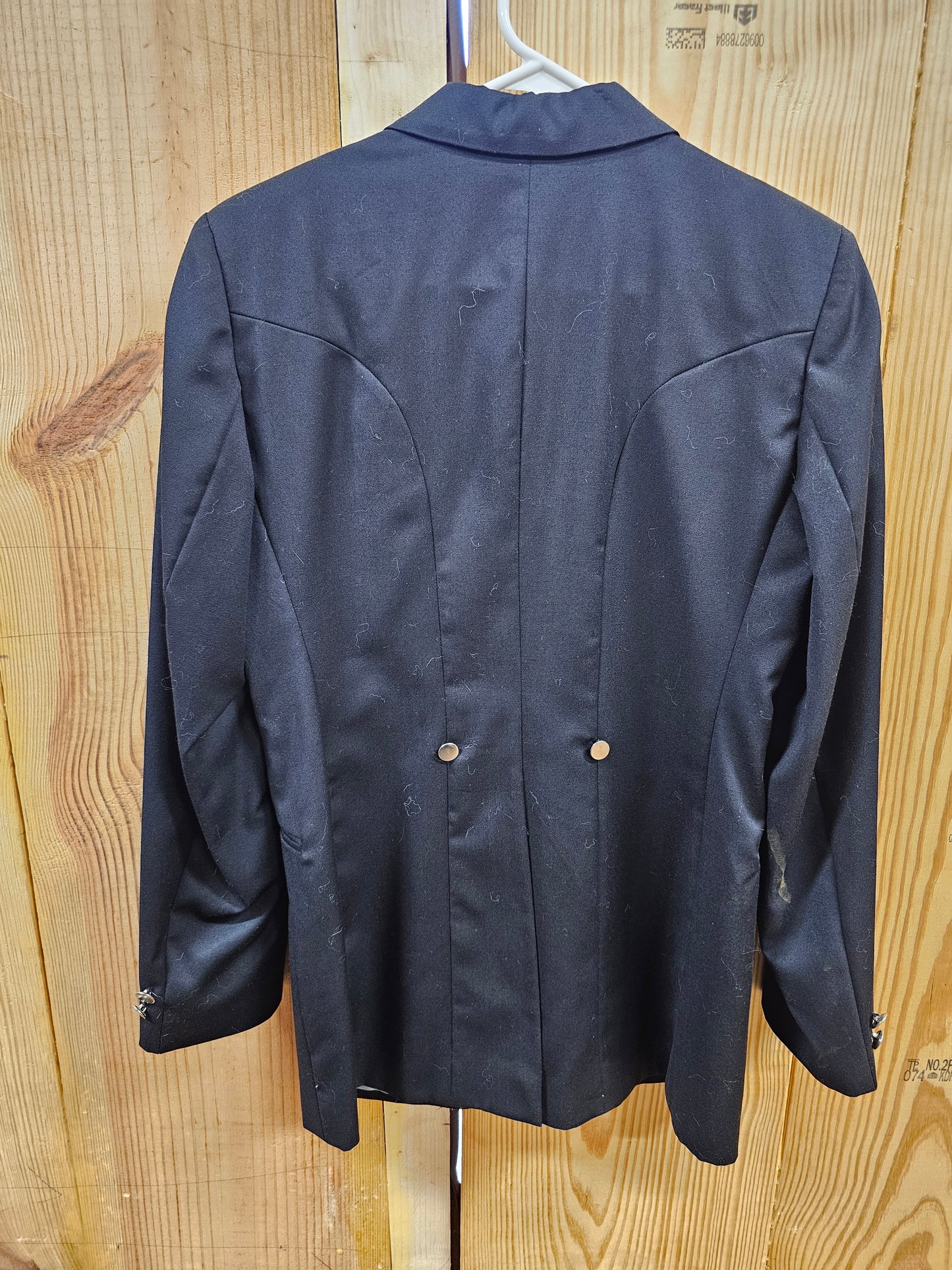 ELITE Black Show Coat Size 12R