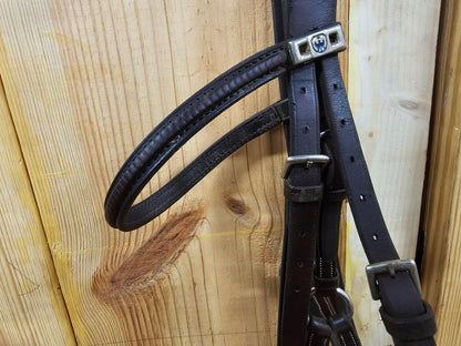 Stübben Figure 8 dark brown hunter jump bridle used