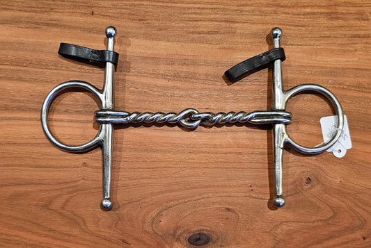 5" Full Cheek Twisted wire bit