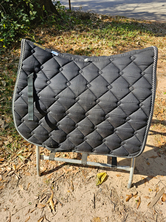Black Roma Easy-Wick Dressage pad