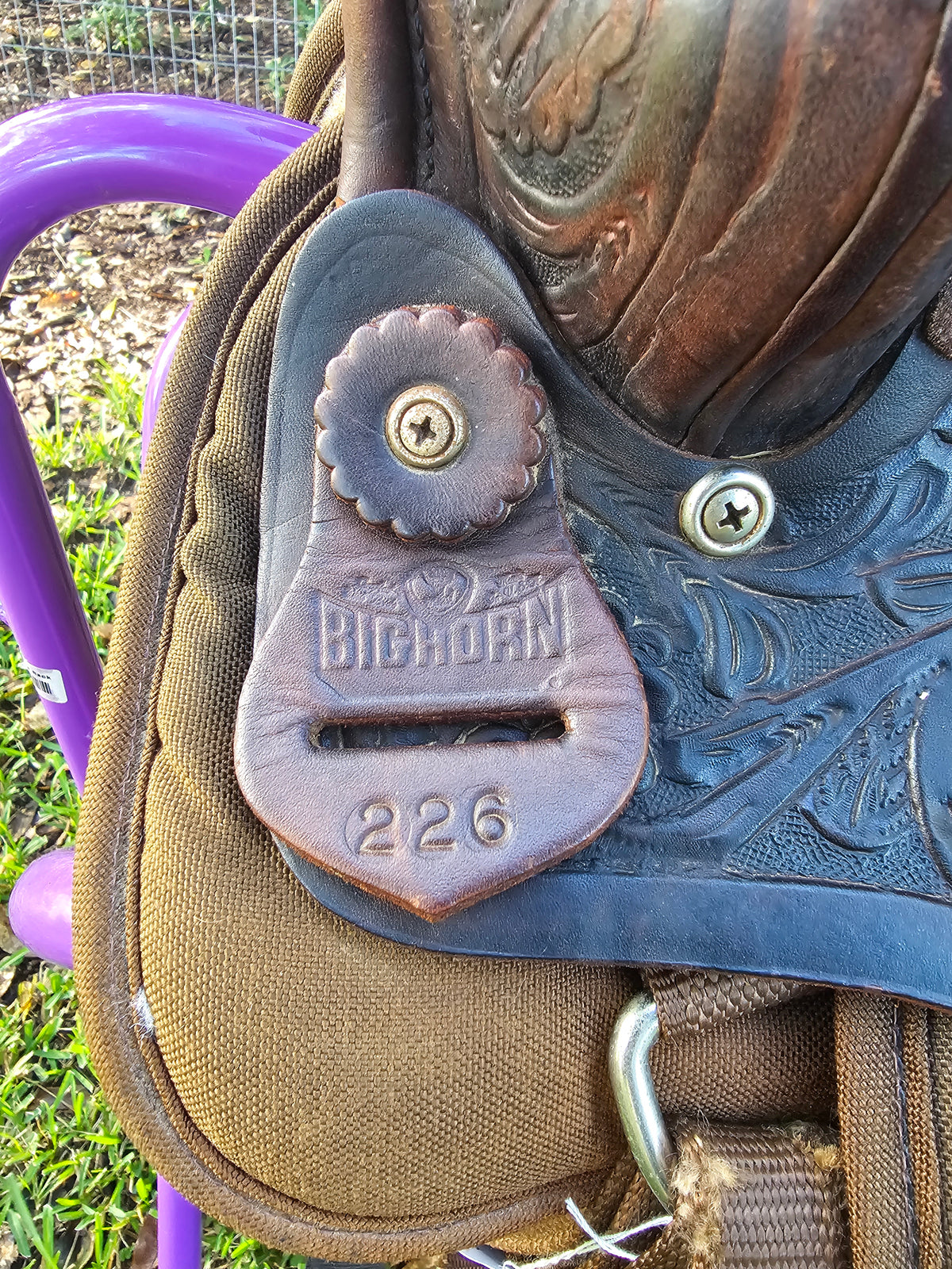 12" Bighorn 226 Western Pony saddle used