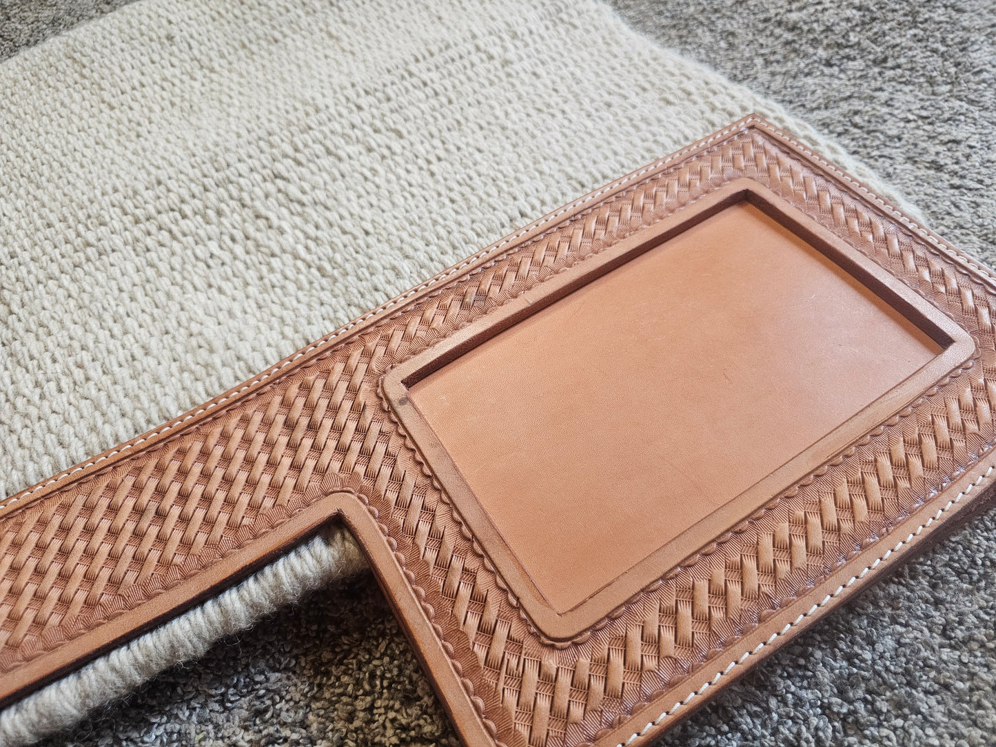 NWOT Show Blanket 34x36 with Number Holder