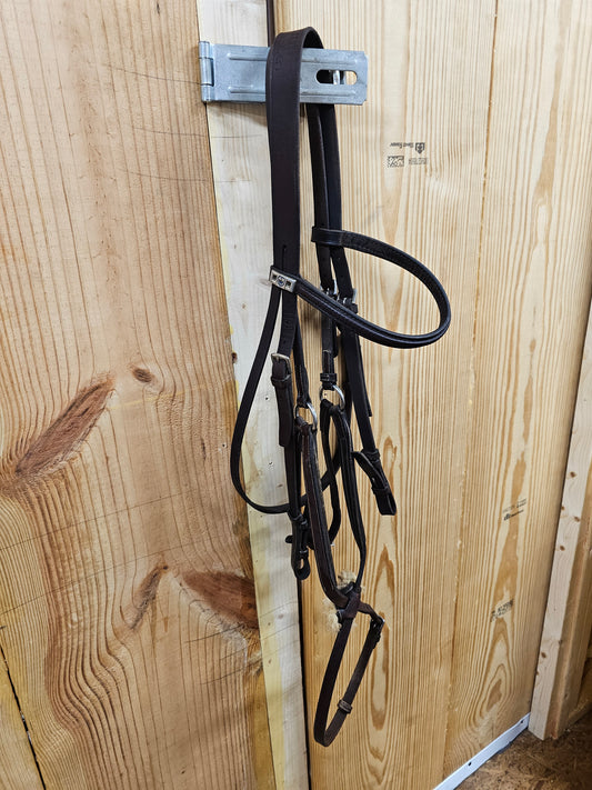 Stübben Figure 8 dark brown hunter jump bridle used