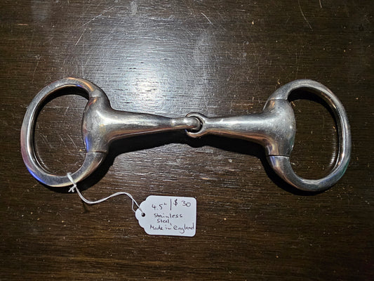 4.5" Heavy eggbutt snaffle