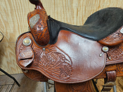 16" Silver Royal Show Saddle