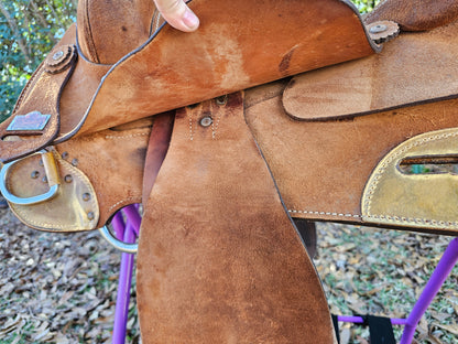 16" Bighorn Reining Trainer Saddle 858 used