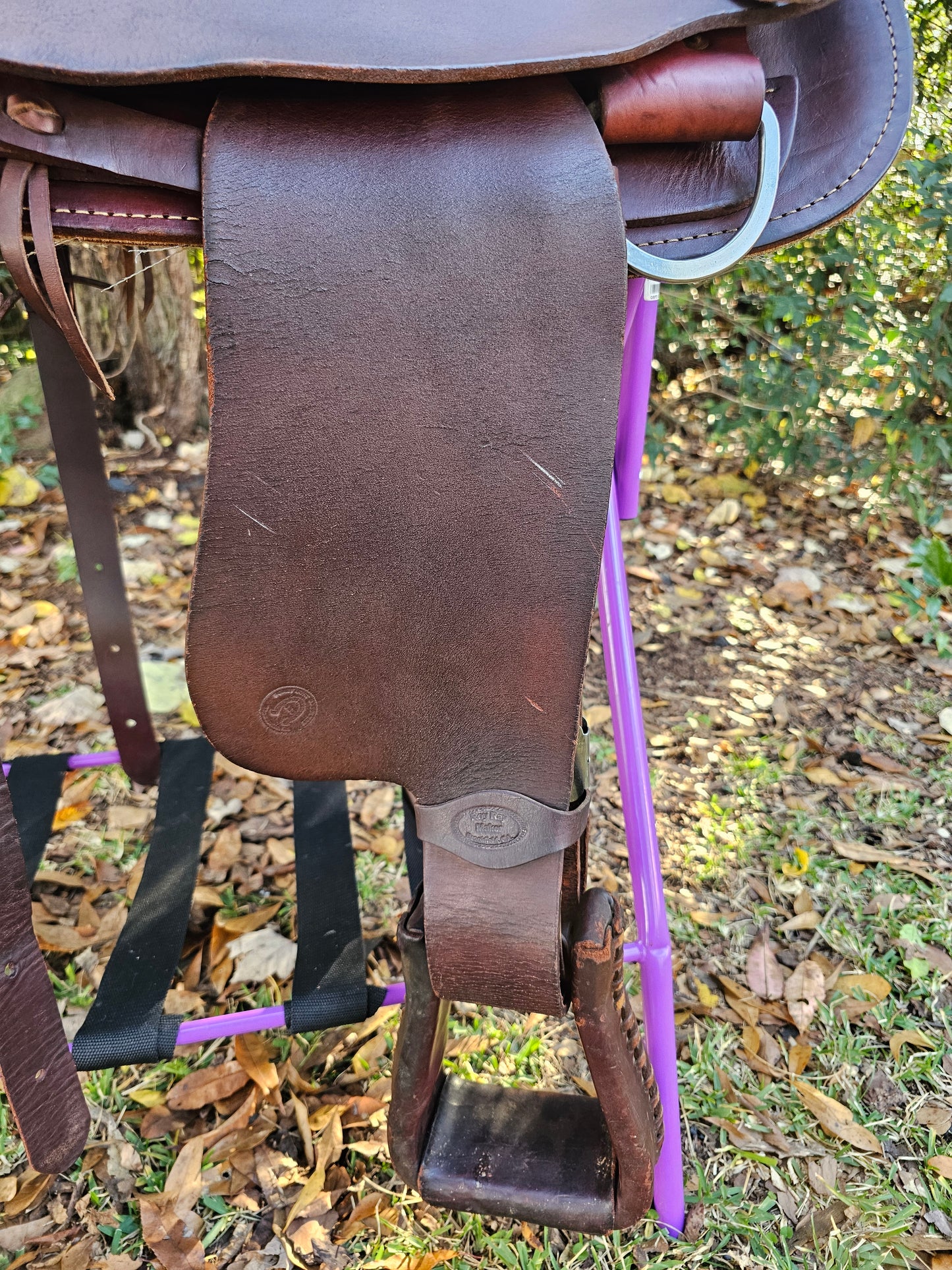 18" Sonny Burt Western Roping Saddle FQHB