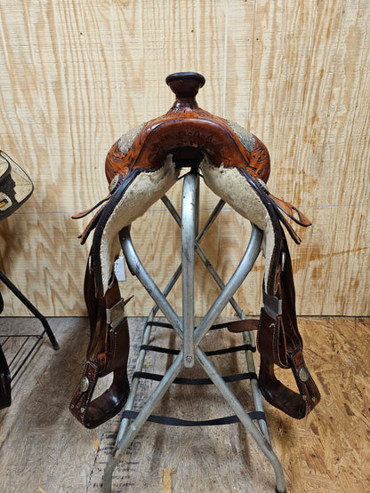 16" Silver Royal Show Saddle