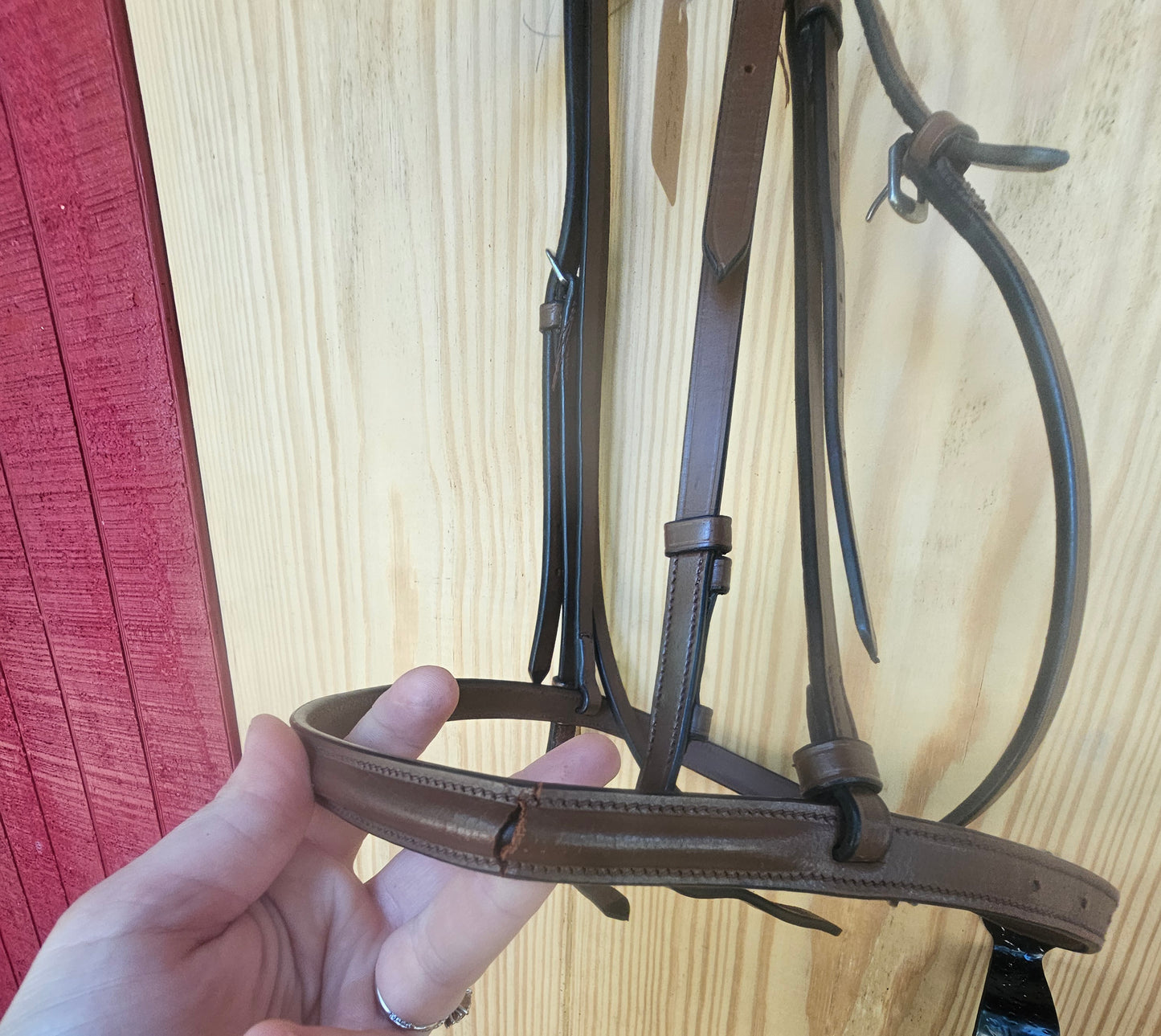 Full size Fancy stitched Hunter Bridle
