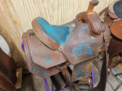 15" Running P Roping Trophy Saddle