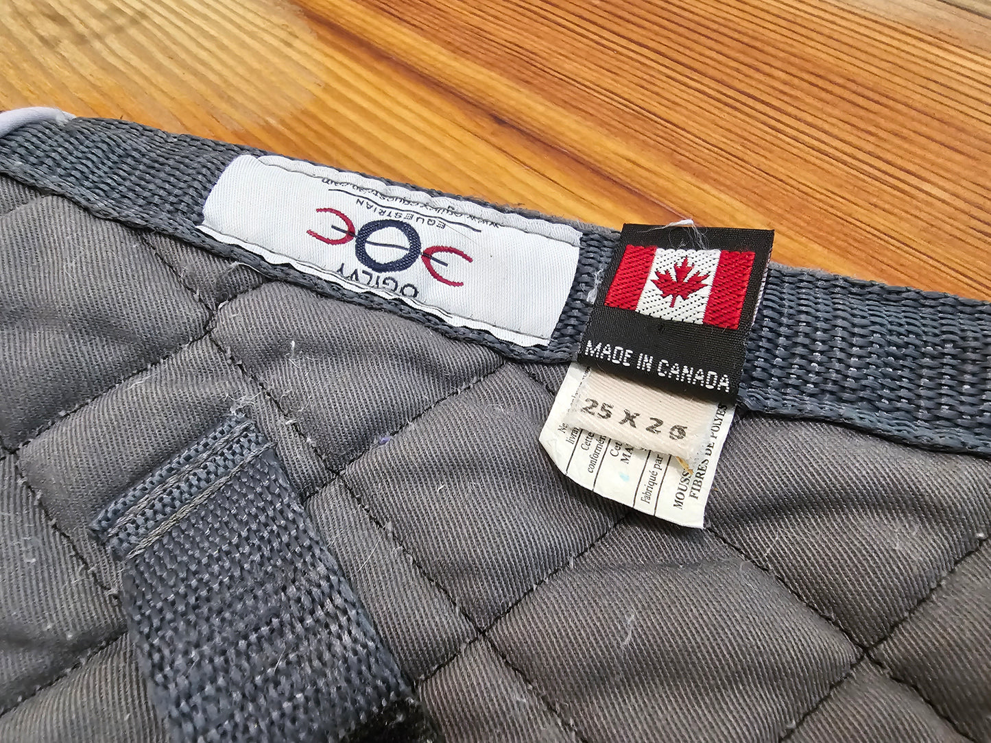 Ogilvy Grey Dressage Pad 25"