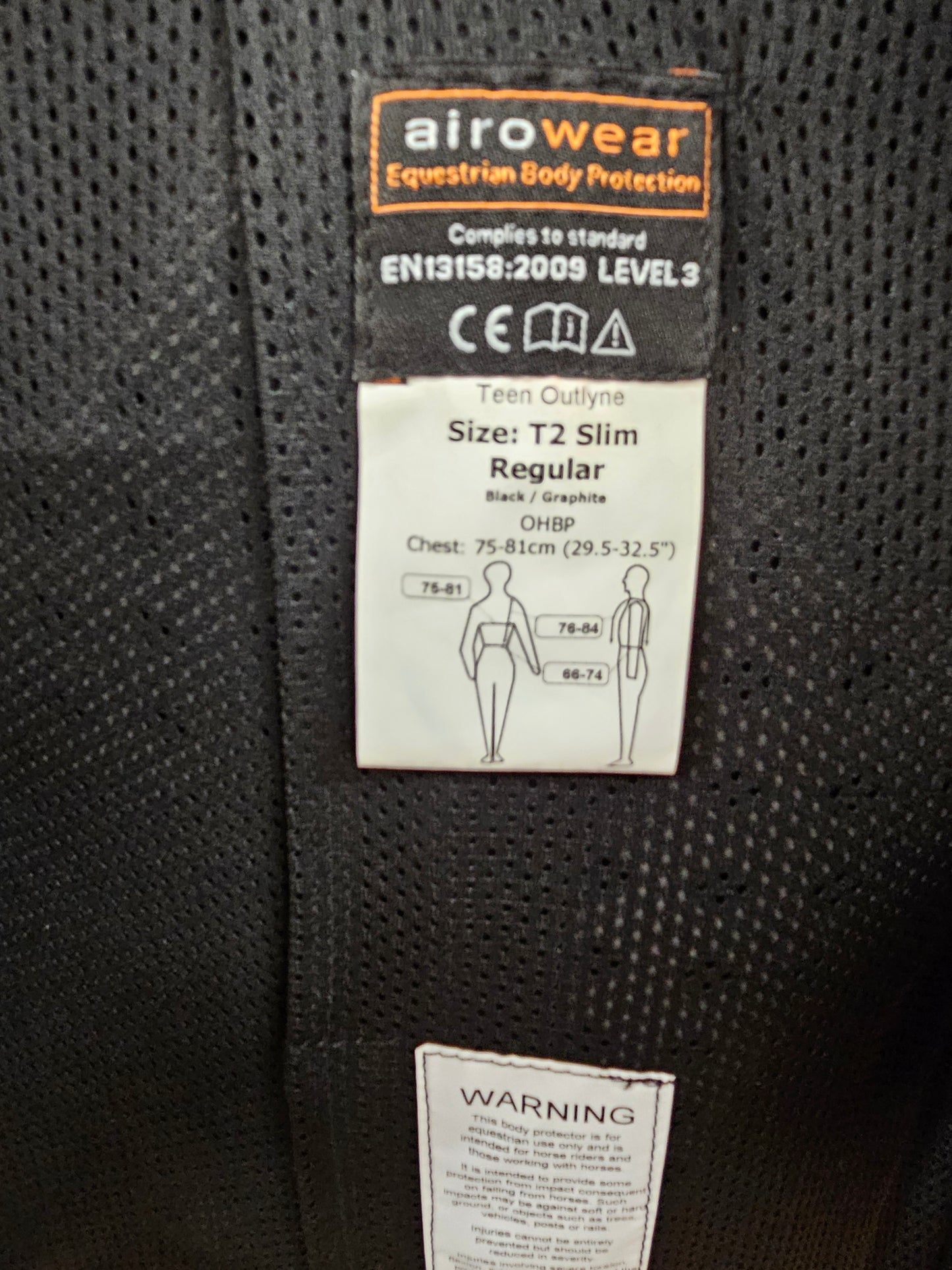 Airowear Teen Body Protector