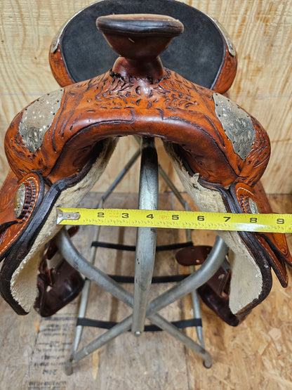 16" Silver Royal Show Saddle