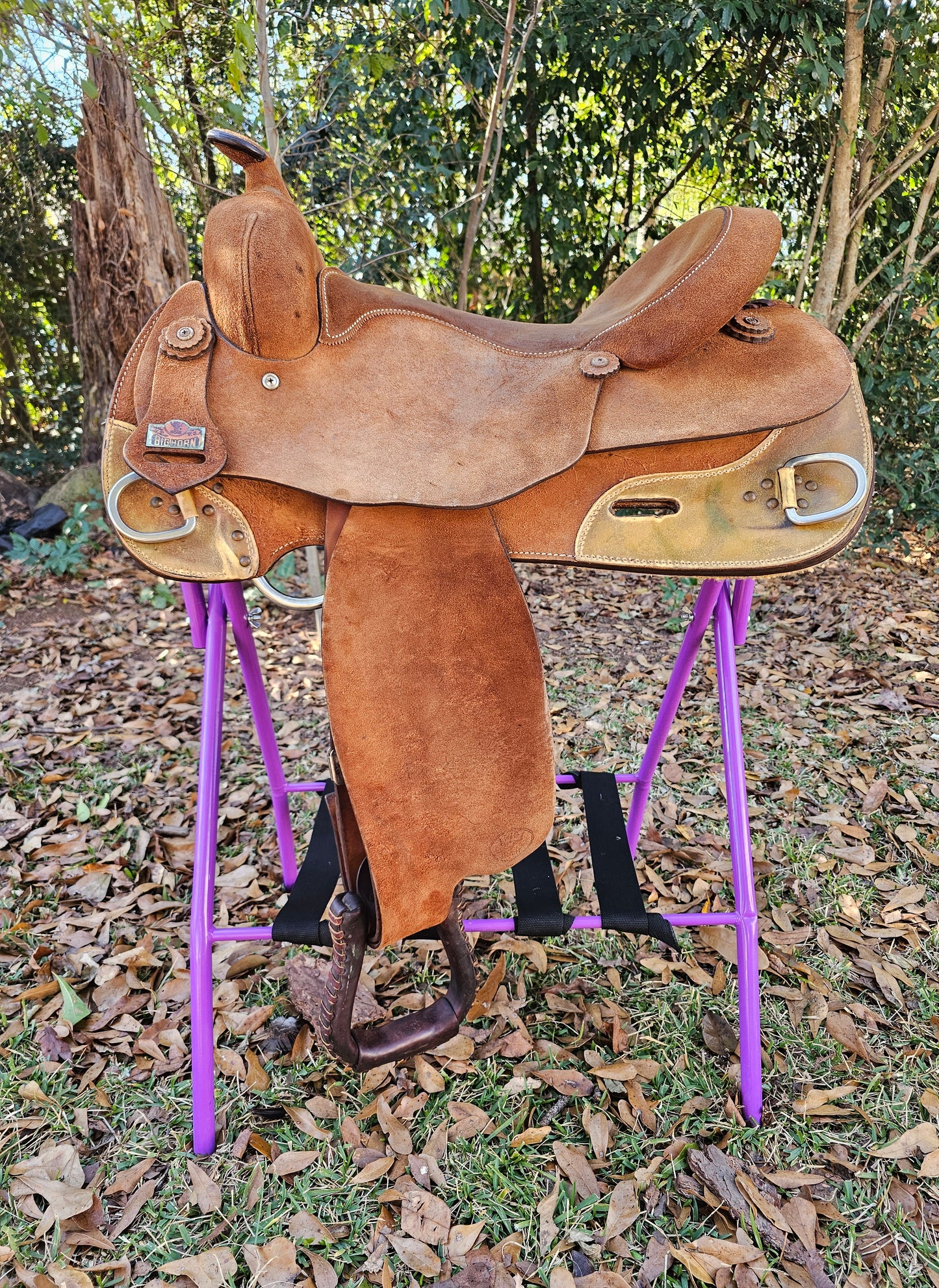 16" Bighorn Reining Trainer Saddle 858 used