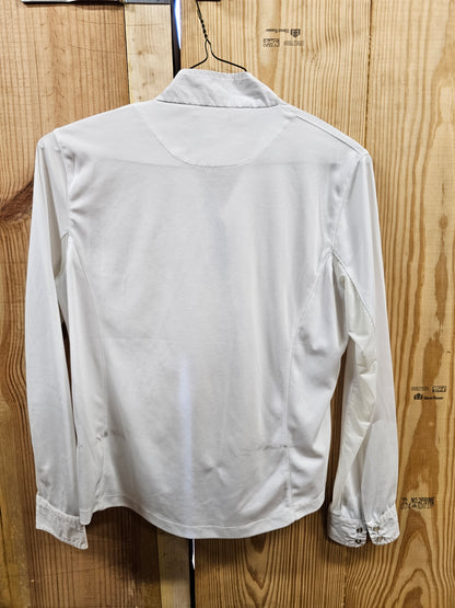 White Mesh Show Shirt size 14