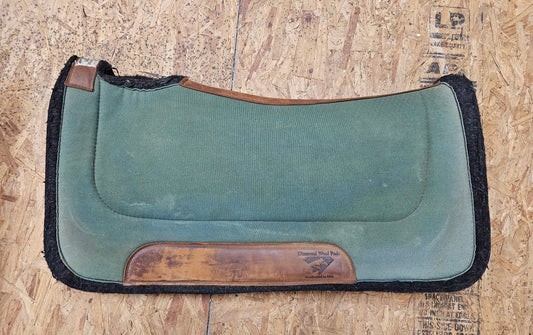 Diamond Wool Western Saddle Pad used