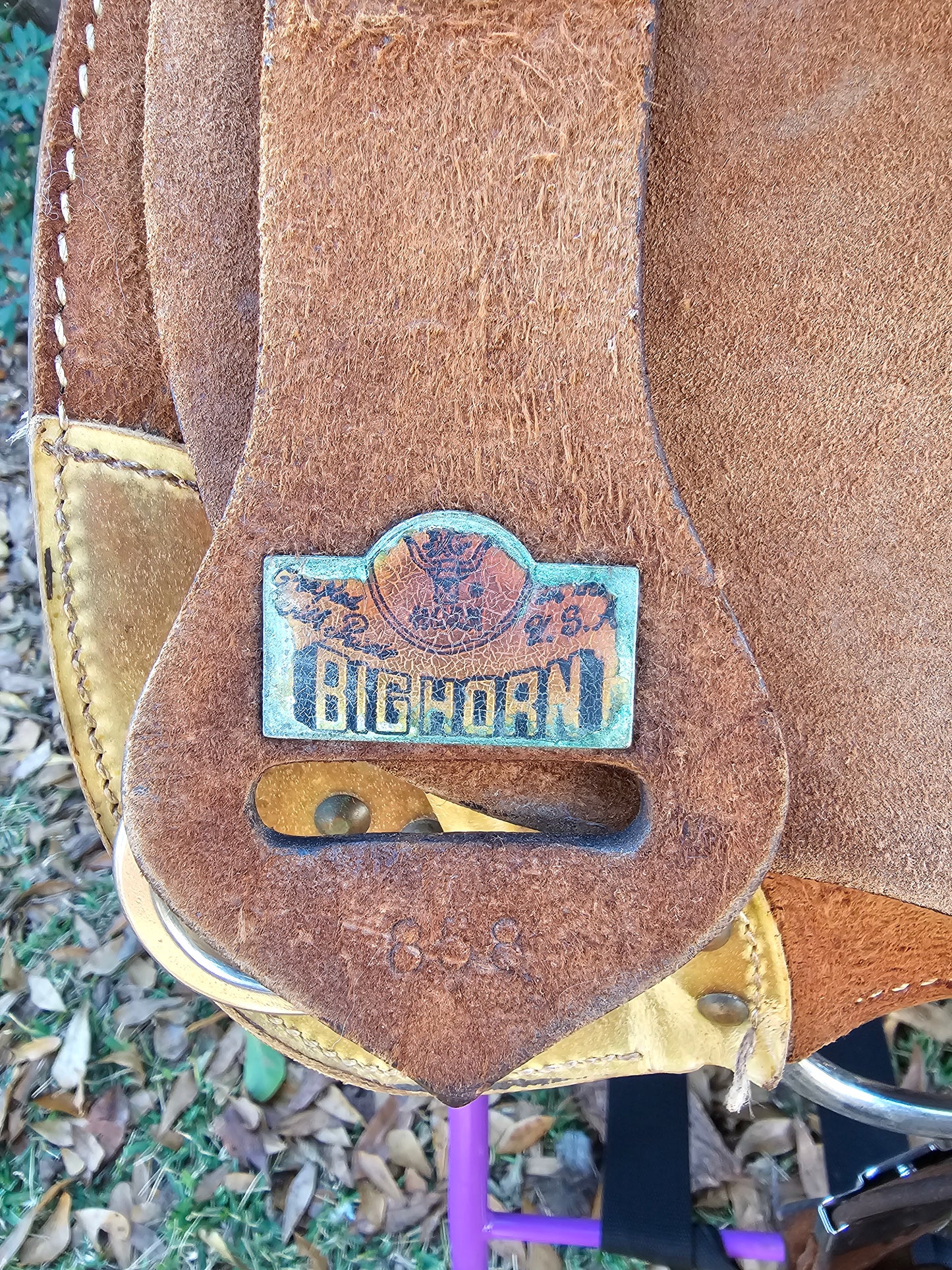 16" Bighorn Reining Trainer Saddle 858 used